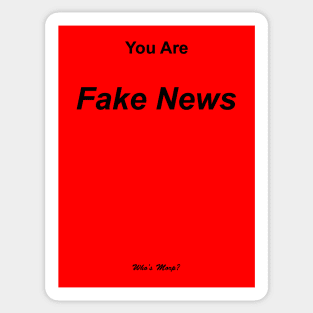 Fake News Sticker